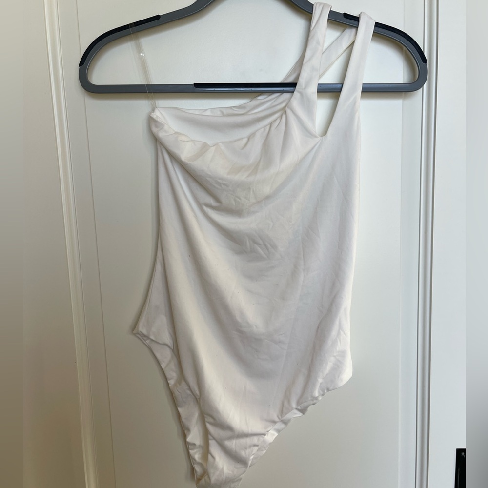 One shoulder bodysuit